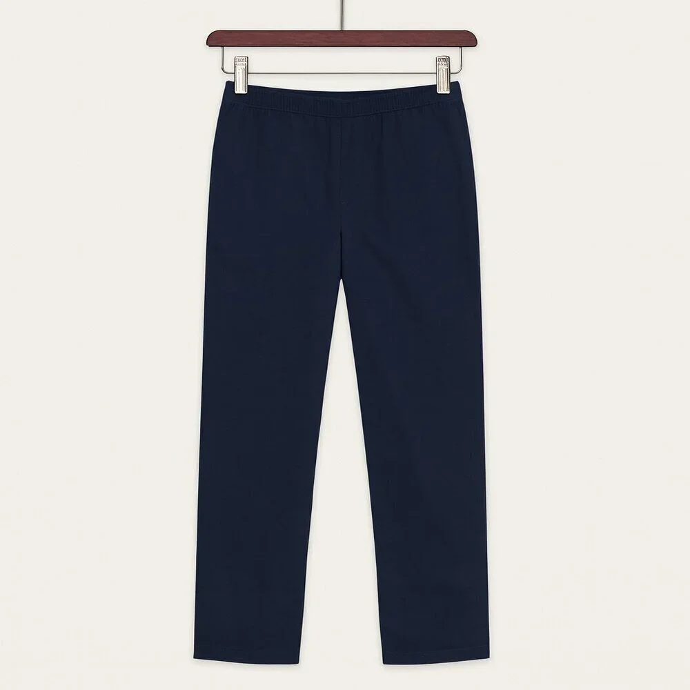Kids Classic Navy Straight Leg Pants Minimalist Everyday Size 9-10 Lefties